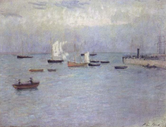 Philip Wilson Steer poole harbor china oil painting image